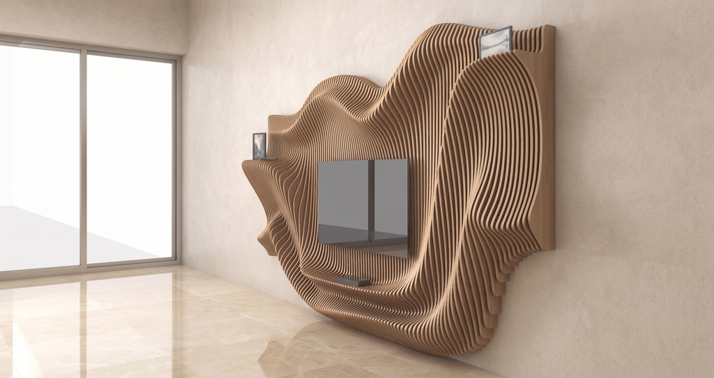 Parametric TV wall MOR