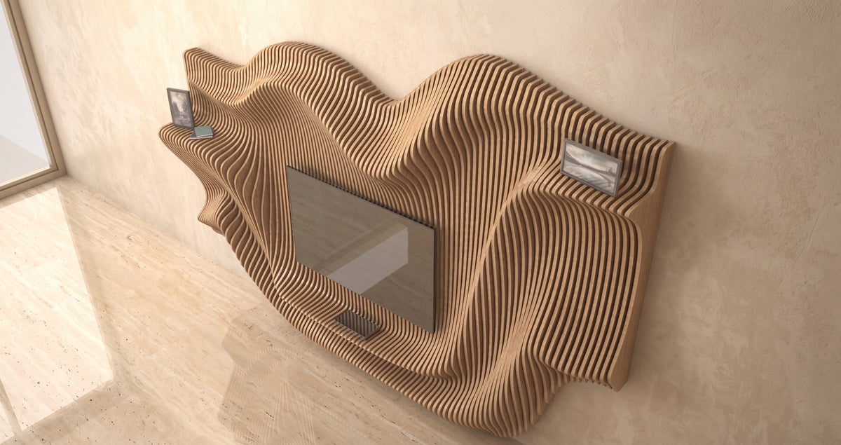 Parametric TV wall MOR