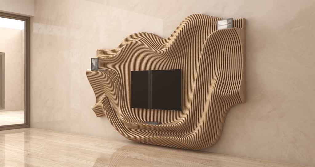 Parametric TV wall MOR