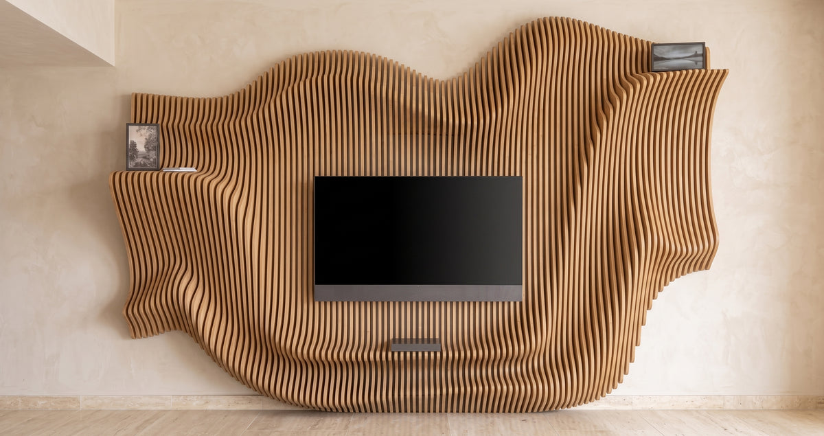 Parametric TV wall MOR