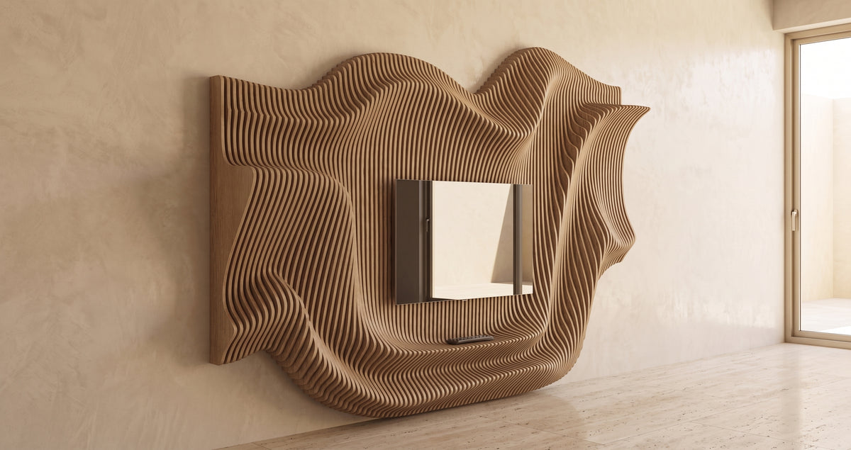 Parametric TV wall MOR