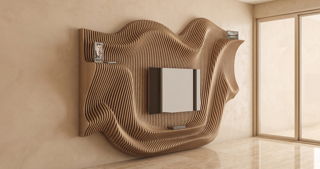 Parametric TV wall MOR