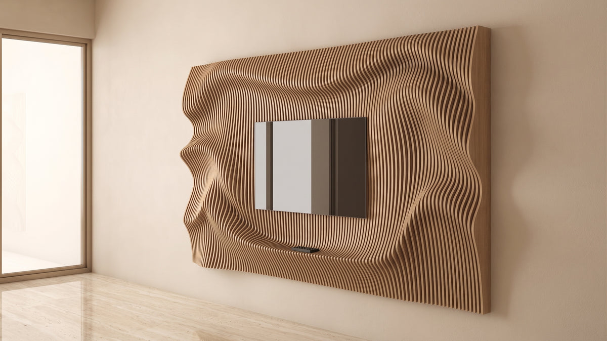Parametric TV wall ELY