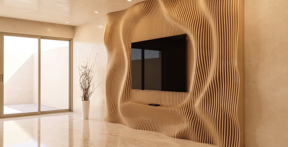 Parametric TV wall SOL