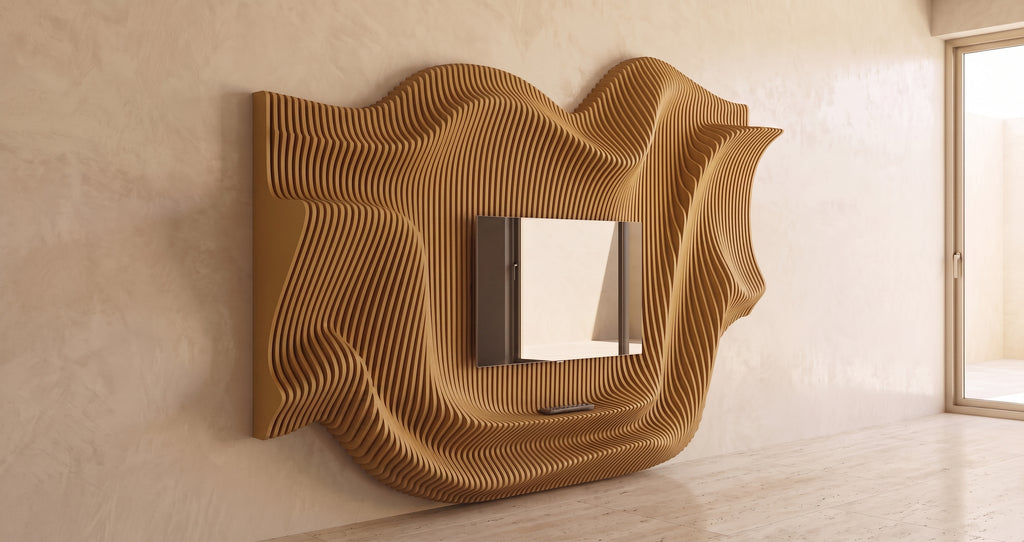 Parametric TV wall MOR
