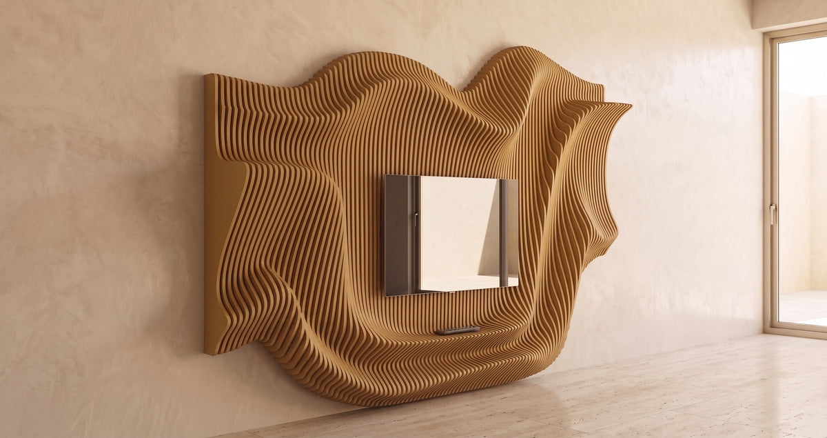 Parametric TV wall MOR