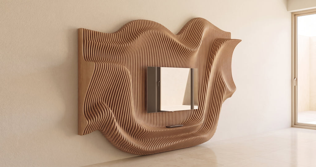 Parametric TV wall MOR