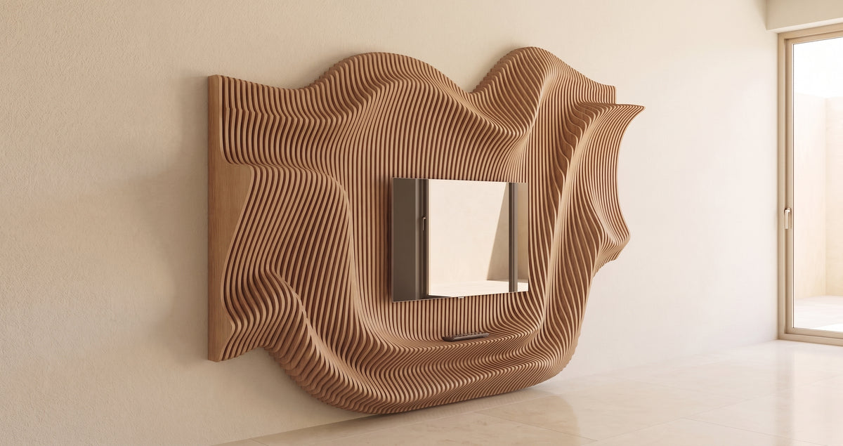 Parametric TV wall MOR