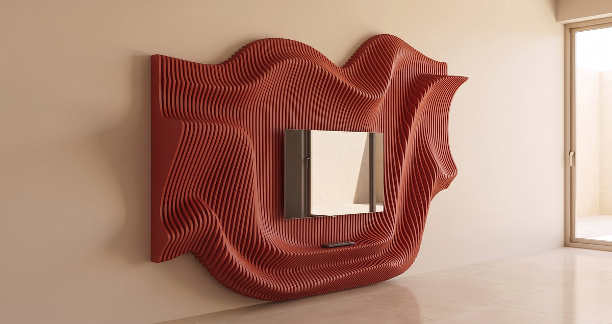 Parametric TV wall MOR